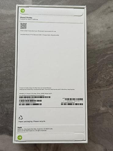 ipad pro: IPhone 17 Pro Max, Новый, 256 ГБ, Серебристый, Коробка — 2