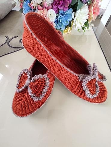 сланцы мужские: Домашние тапочки, 40, Новый, цвет - Оранжевый, Самовывоз — 6