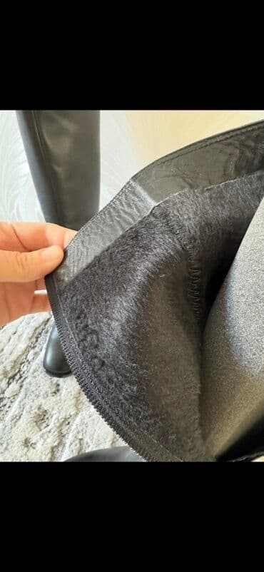 сапоги зимние женские натуральная кожа натуральный мех распродажа: Сапоги DICCI 05060, женские. - Цвет: черный - Размер: 37 (маркировка — 3