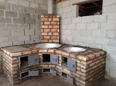 линейный: Кирпичные печи под казан/тандыр и очаги для профессиональной и — 1