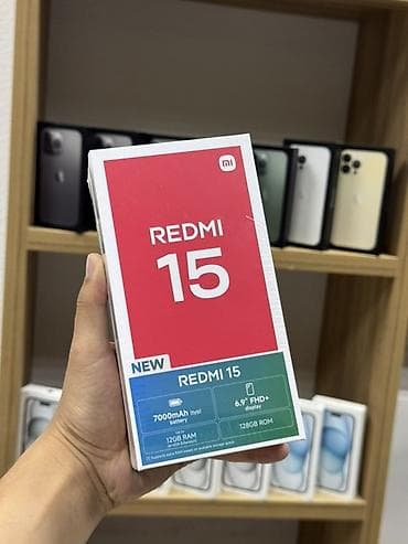 aphone 12: Redmi, Redmi 15, Новый, 128 ГБ, цвет - Серый — 1