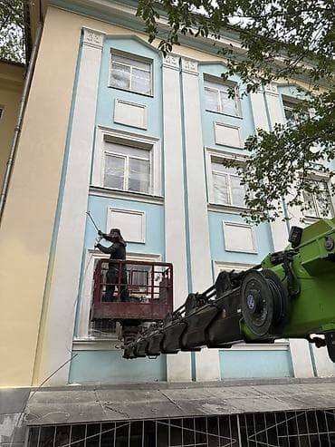 реставрация крыши дома: Покраска потолков, Покраска наружных стен, Покраска стен, На масляной основе, На водной основе, Больше 6 лет опыта — 5