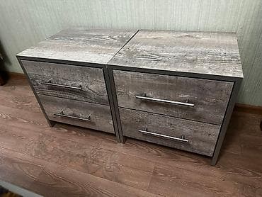 Балдар эмереги: Уктоочу бөлмө гарнитуру, Колдонулган, Эки кишилик керебет, Шкаф, Комод, Кыргызстан, ДСП, Өзү алып кетүү — 7