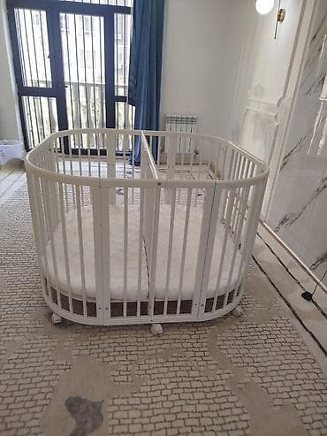 Кресла: Трансформируемая детская кроватка-манеж овальной формы - Конструкция — 5