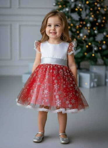 детская кожанная куртка: Детское платье, Новый — 2