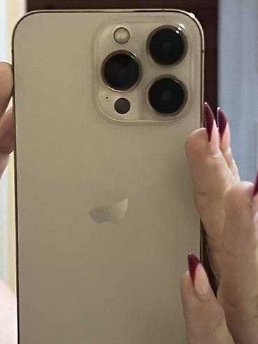 wi: IPhone 13 Pro, Б/у, 512 ГБ, Золотой, Чехол, Коробка — 2