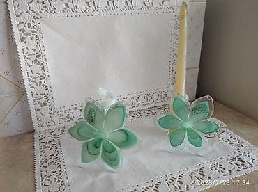 Товары для праздников: Подсвечник Италия. мурановское стекло 2500 за 1 штуку — 3