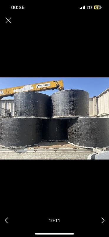 химия для септика: Железобетонное (ЖБИ) кольцо для септика Размер: 110 x 90 x 7 см, Платная установка, Оптом — 5