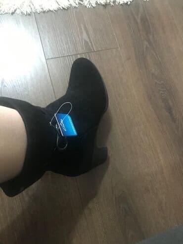 clark: Ботинки, 39, Clarks, Новый, цвет - Черный, Самовывоз — 1