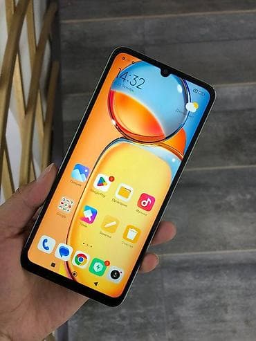 google: Redmi, Redmi 13C, Б/у, 256 ГБ, цвет - Зеленый, 2 SIM — 2