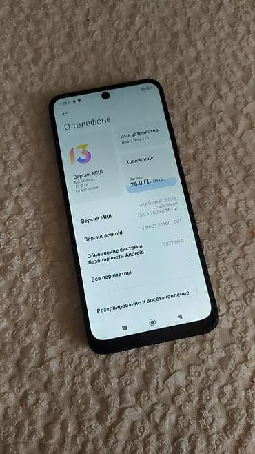 xiaomi 12: Redmi, Redmi Note 11, Б/у, 128 ГБ, цвет - Черный, 2 SIM — 2