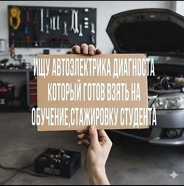 Унаа жуугучтар: Ищу автоэлектрика-диагноста, готового взять студента на обучение и — 1