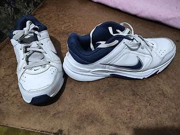 кийимлар: Эркектердин кроссовкасы, 43, Nike, Колдонулган, түсү - Ак, Өзү алып кетүү — 4