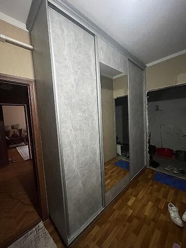 Эмерек: Шифоньерлер, кийидер үчүн шкафтар, Колдонулган, Түз, Жыгач — 1