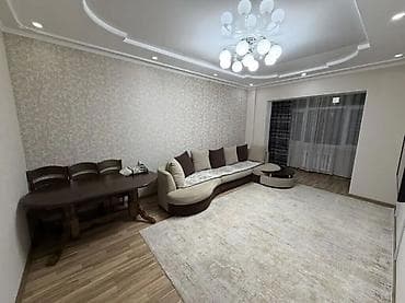 3 бөлмө, 80 м², 106-серия, 7 кабат, Евроремонт