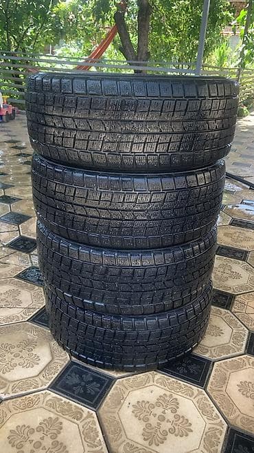 Шиналар жана дисктер: Продаю комплект зимних шин Dunlop Studless (205/55 R16) — Япония! — 1