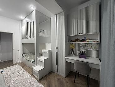 мебель шкафы: Детская гарнитура, Для девочки, Для мальчика, цвет - Серый — 1