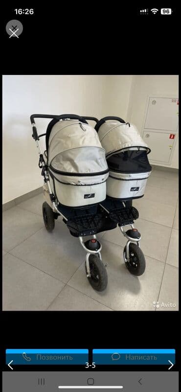 Игрушки: Коляска, цвет - Серебристый, Б/у — 3