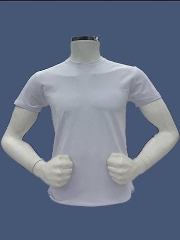 бордовый: Мужские футболки однотонные - Базовые модели с круглым вырезом и — 1