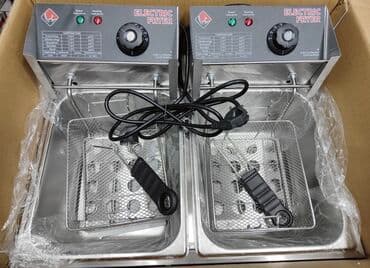 Для кафе, ресторанов: Фритюрница Фритюрница фритюрница Фритюрница двойная каждая по 6 л — 2