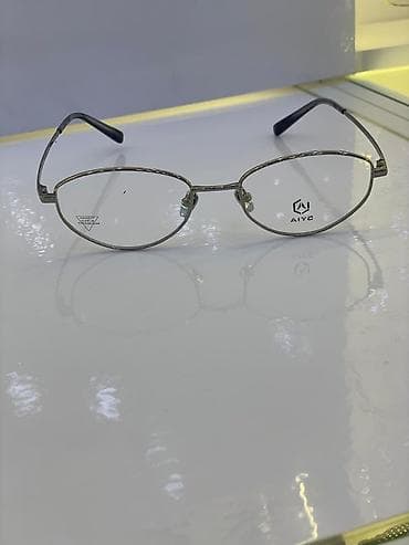 Көз айнектер: Металлическая оправа для очков AIYC - Форма линз: овальная — 1