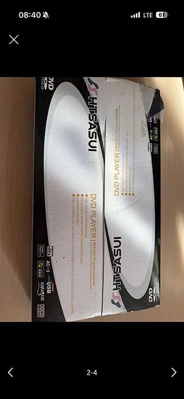 телевизоры вместе с dvd: DVD-плееры HITSASUI + спутниковый ресивер Комплект бытовой техники — 2