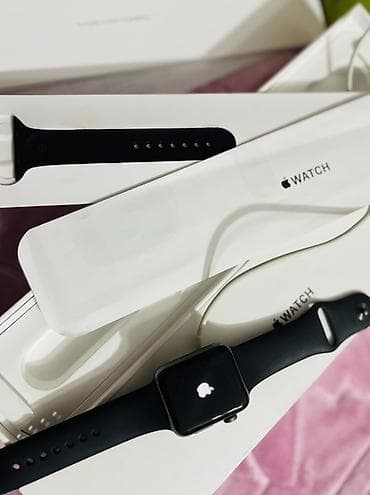 сколько стоит смарт часы в бишкеке: Apple Watch Series 3 (GPS), 38/42 мм — черный спортивный ремешок — 3