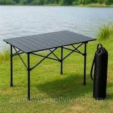 Стулья, табуретки: Складной походный стол, Новый, Другой материал, цвет - Черный — 3