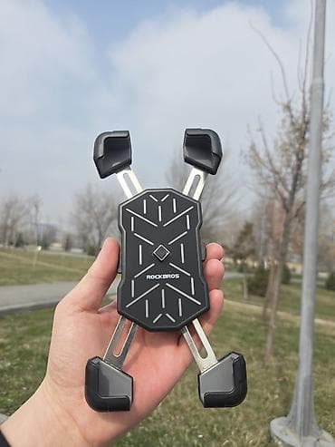 фонарик на велик: Держатель для телефона ROCKBROS (Quick-Release) с автофиксацией 📱 — 5