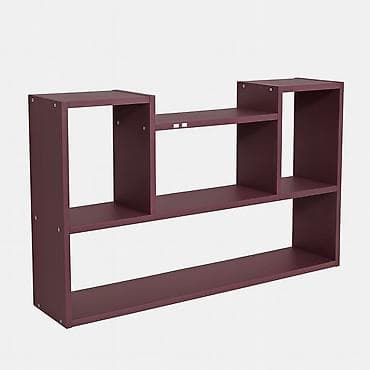 di store: Полка из винила настенная – цвет Красное вино Стильная настенная — 1