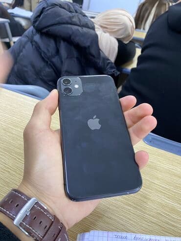 айфон х бу бишкек: IPhone 11, Колдонулган, 64 ГБ, Кара, Коргоочу айнек, 75 % — 1