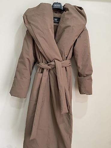 зимный крос: Пуховое пальто-халат Snow Elbrus - Теплое женское пальто-халат с — 3