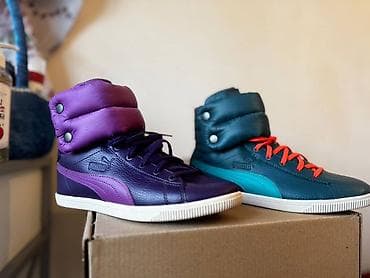 Кроссовки, 32, 33, 34, Puma, Новый, цвет - Зеленый, Бесплатная доставка