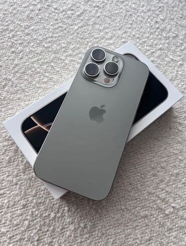 IPhone 16 Pro Max, Б/у, 256 ГБ, Natural Titanium, Защитное стекло, Чехол, Кабель, 100 %