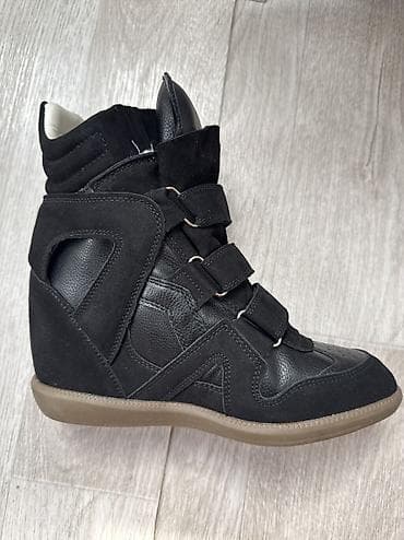 pump wedge: Кроссовки, 38, Isabel Marant, Новый, цвет - Черный, Самовывоз, Платная доставка — 3