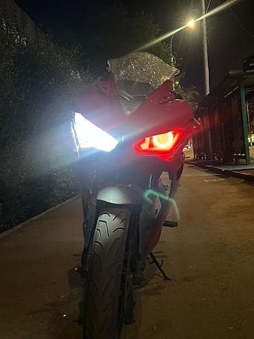 купить cafe racer: Спортивный мотоцикл в обвесе красного цвета - Агрессивный — 2