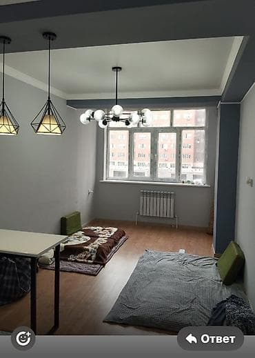 Сдаётся светлая студия 23 квадрата район кольца Ахунбаева