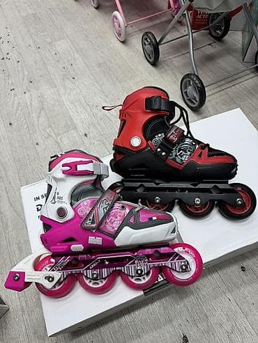 самокаь: Самый лучший ролик с полным набором - Тип: раздвижные ролики для — 1