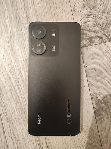 Redmi, Redmi 13C, Б/у, 128 ГБ, цвет - Черный, 2 SIM