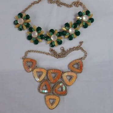 модный современные кыргызские национальные платья: Продаётся ожерелье браслет комплект браслет с серьгами — 4