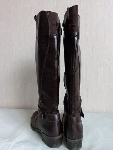 женская модельная обувь больших размеров: Сапожки женские деми кожаные на молнии. Каблучок 4,5 см. Высота (с — 3