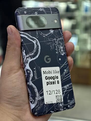 сломанные телефон: Google Pixel 8, Б/у, 128 ГБ, цвет - Черный, 2 SIM — 2