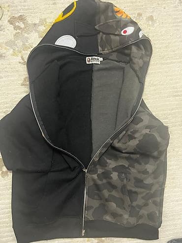 dc dc: Худи на молнии с полным закрытием капюшона (full zip) в стилистике — 3