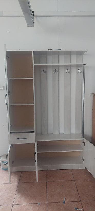 зеркало с комодом: Шкаф-прихожая, Б/у, С зеркалом — 2