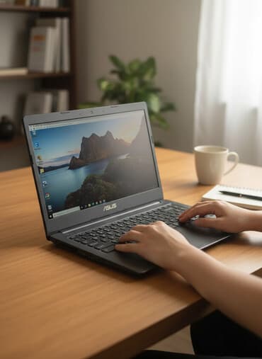 Ноутбуктар: Ноутбук, Asus, Колдонулган, Татаал эмес тапшырмалар үчүн — 1