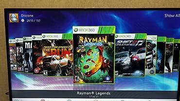 game controller: Игровая приставка Xbox 360 S (Slim) черного цвета. Прошитый. Стоит — 8
