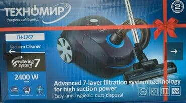 пылесос с аквафильтром техномир: Пылесос Texnomir TH-1767 *Общие характеристики пылесоса *Мощность — 1