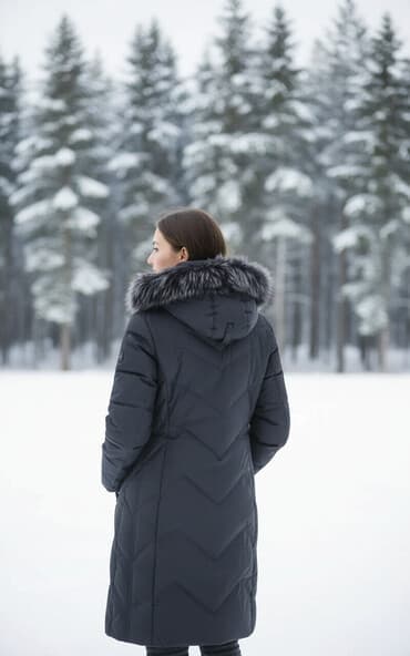 адидас ветровка: Пуховик, Длинная модель, Приталенная модель, XL — 1