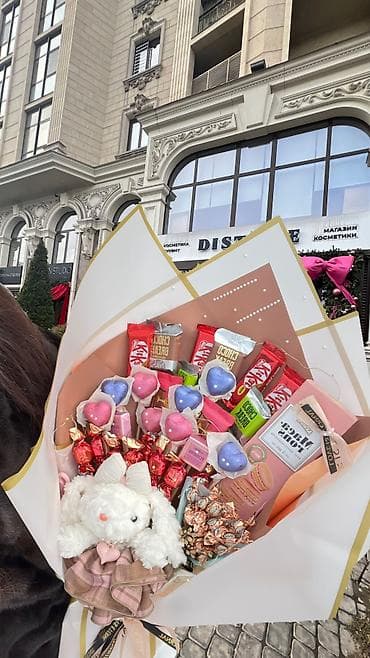 букет из конфет бишкек: В НАЛИЧИИ!!🔥 ПЕРВОЕ ФОТО - АКЦИЯ!!!🔥 💰 Всего 1750 сом 🚕 Доставка по — 7