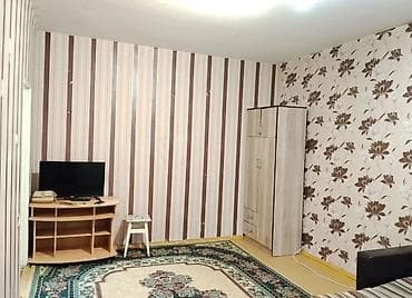 12мкр 1ком: 1 комната, С мебелью полностью — 1